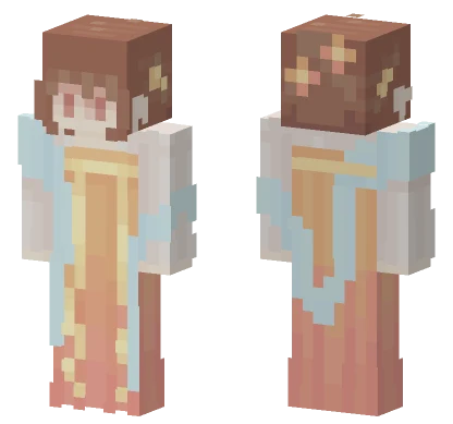 Gold Koi Girl Minecraft skin