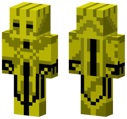 Gold Warrior Minecraft skin