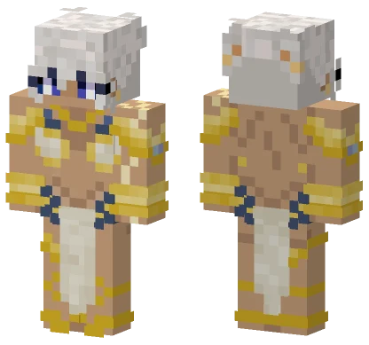 Golden Angelic Robes Minecraft skin