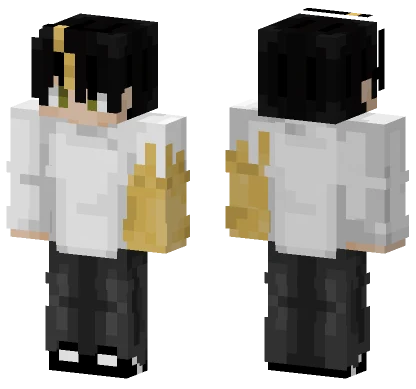 Golden Arm Teen Minecraft skin