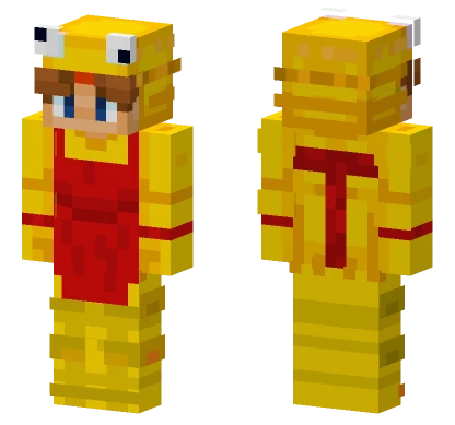Golden Burger Costume Minecraft skin