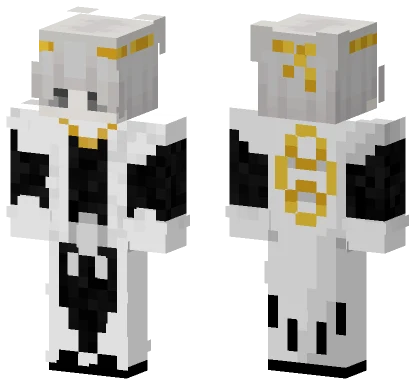 Golden Chain Knight Minecraft skin