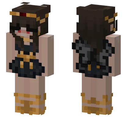 Dark Vestido Outfit Minecraft skin