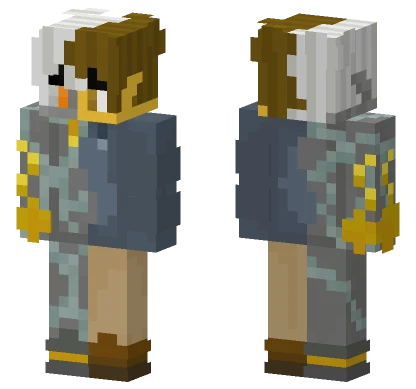 Golden Crown Knight Minecraft skin