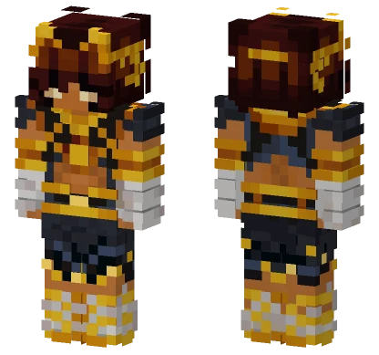 Golden Egyptian Pharaoh Minecraft skin