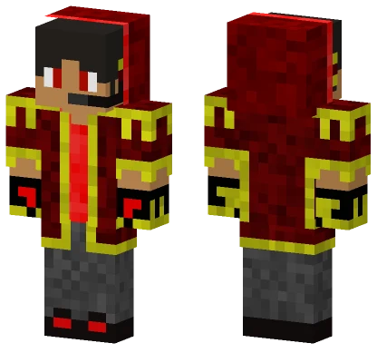 Golden Gamer Hoody Minecraft skin