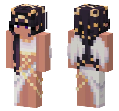 Golden Goddess Minecraft skin