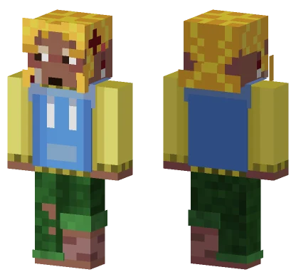 Golden Harvest Farmer Minecraft skin