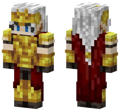 Golden King Minecraft skin