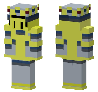 Golden Knight 3 Revised Minecraft skin