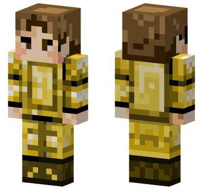 Golden Knight Armor Minecraft skin
