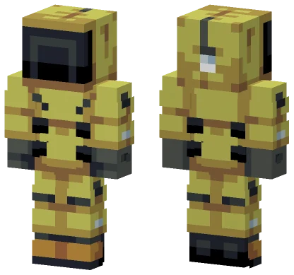 Golden Knight Armor Minecraft skin