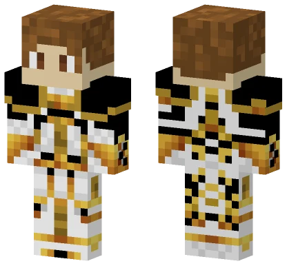 Golden Knight Armor Minecraft skin