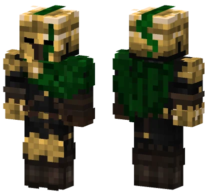 Golden Leaf King Minecraft skin