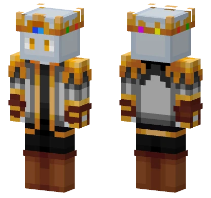 Golden Mage Robes Minecraft skin
