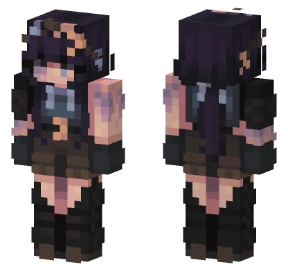 Golden Moon Persona Minecraft skin