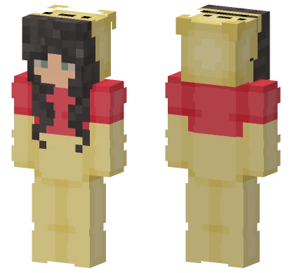 Golden Queen Crown Minecraft skin