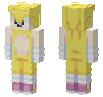 Golden Sonic Im Back Minecraft skin
