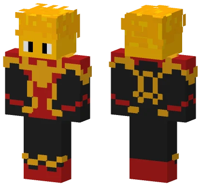 Golden Sun Warrior Minecraft skin