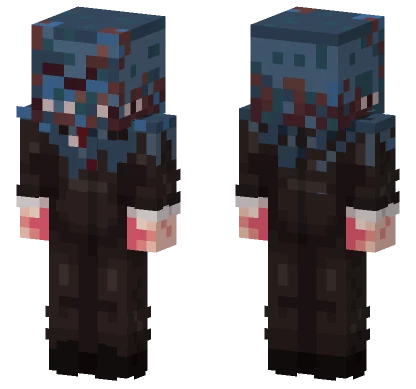 Goldn Corrupted Sculk Minecraft skin