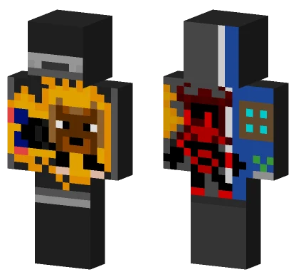 Goldn Stuck In Oven Meme Minecraft skin