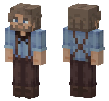 Good Man Arthur Morgan Minecraft skin