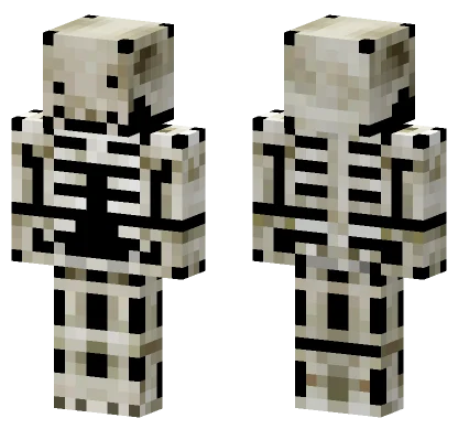 Goofy Ahh Skeleton Minecraft skin