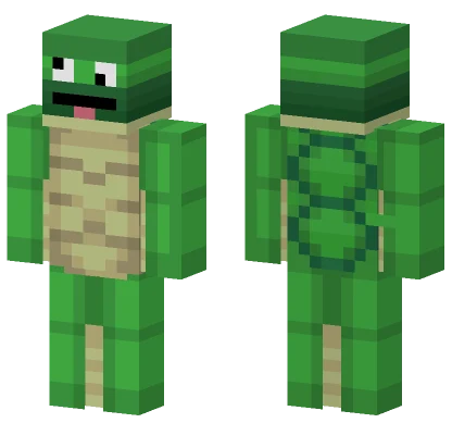 Goofy Turtle Skin Minecraft skin