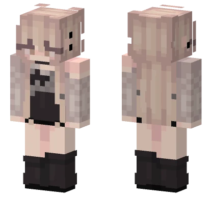Goth Girl Minecraft skin