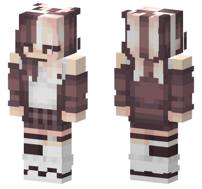 Goth Girl Minecraft skin