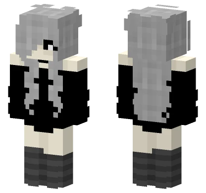 Goth Girl Minecraft skin