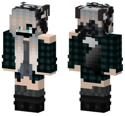 Goth Girl Outfit Minecraft skin