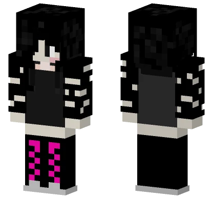 Goth Punk Minecraft skin