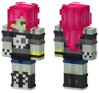 Goth Zombie Minecraft skin