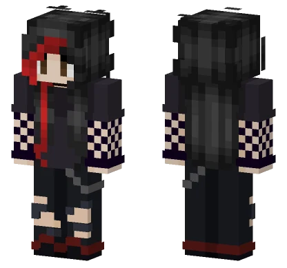 Gothic Girl Minecraft skin