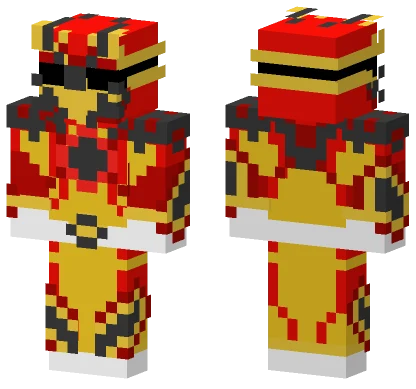 Gozyu Phoenix Wild Power Up Minecraft skin