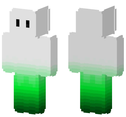 Gradient Green Minecraft skin