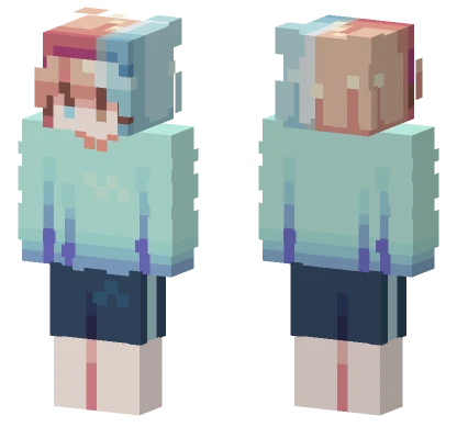 Gradient Hoodie Boy Minecraft skin