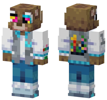 Graduation Bear Minecraft skin