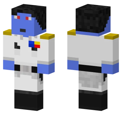 Grand Admiral Thrawn Minecraft skin