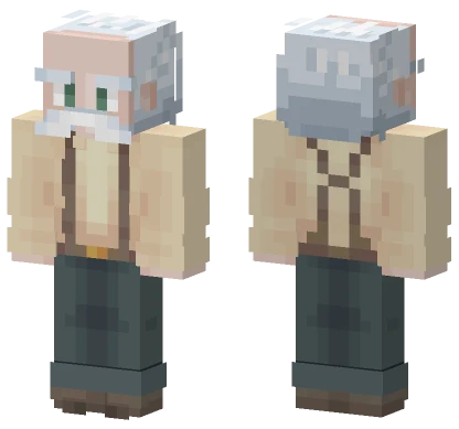 Grandpa Steve Minecraft skin