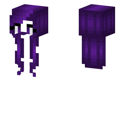 Grape Juice Purple Hairbangs Minecraft skin
