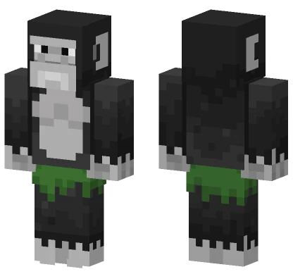 Gray Ape Minecraft skin