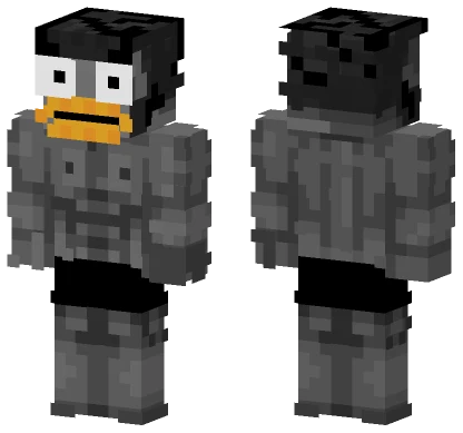 Gray Blob Character Minecraft skin