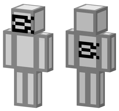 Gray Block Tower Minecraft skin