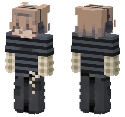 Gray Camouflage Soldier Minecraft skin