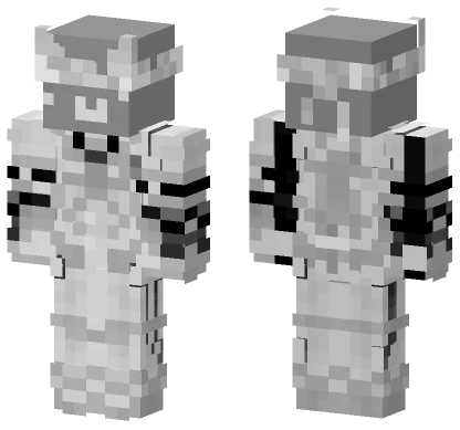 Gray Knight Armor Minecraft skin