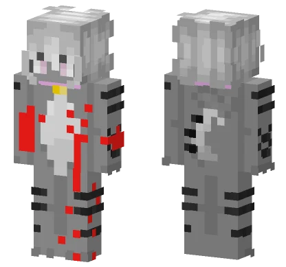 Gray Robot Skin Minecraft skin
