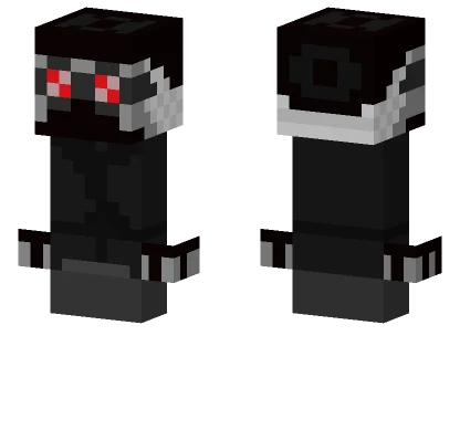 Gray Robot Suit Minecraft skin