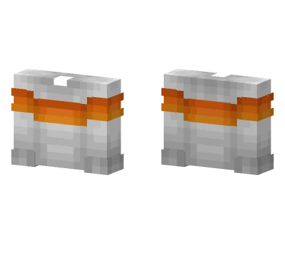 Gray Sweater Candy Corn Stripes Minecraft skin